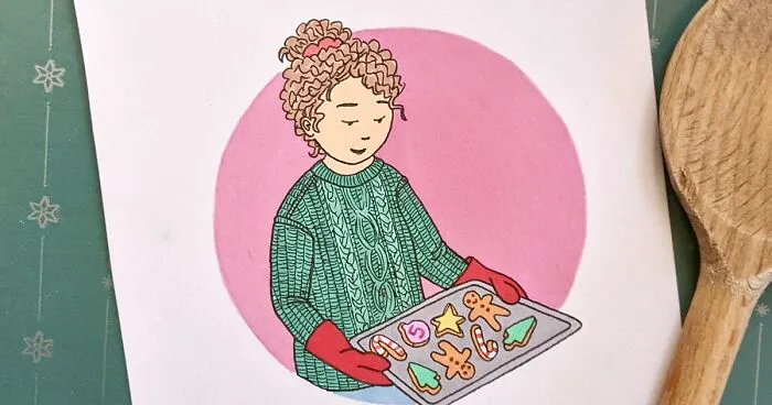 I Have Drawn 21 Festive Illustrations For My Advent Calendar For Christmas