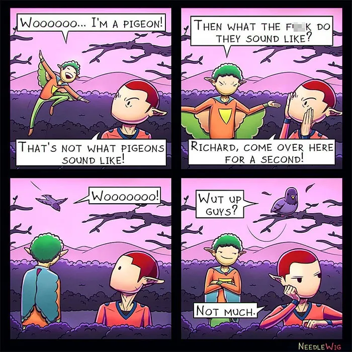  46 Short Comics With Unexpected Twists By Needle Wig