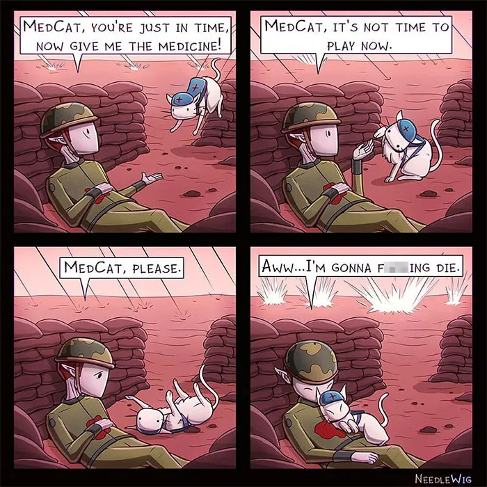  46 Short Comics With Unexpected Twists By Needle Wig