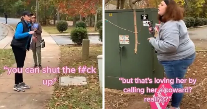 Pro-Life Protester Calls Abortion Clinic Patient A Coward, Clinic’s Volunteer Destroys Her With Words