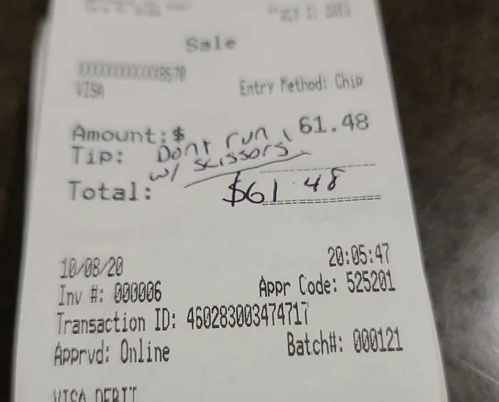 Stiffing Your Server To Get A Laugh
