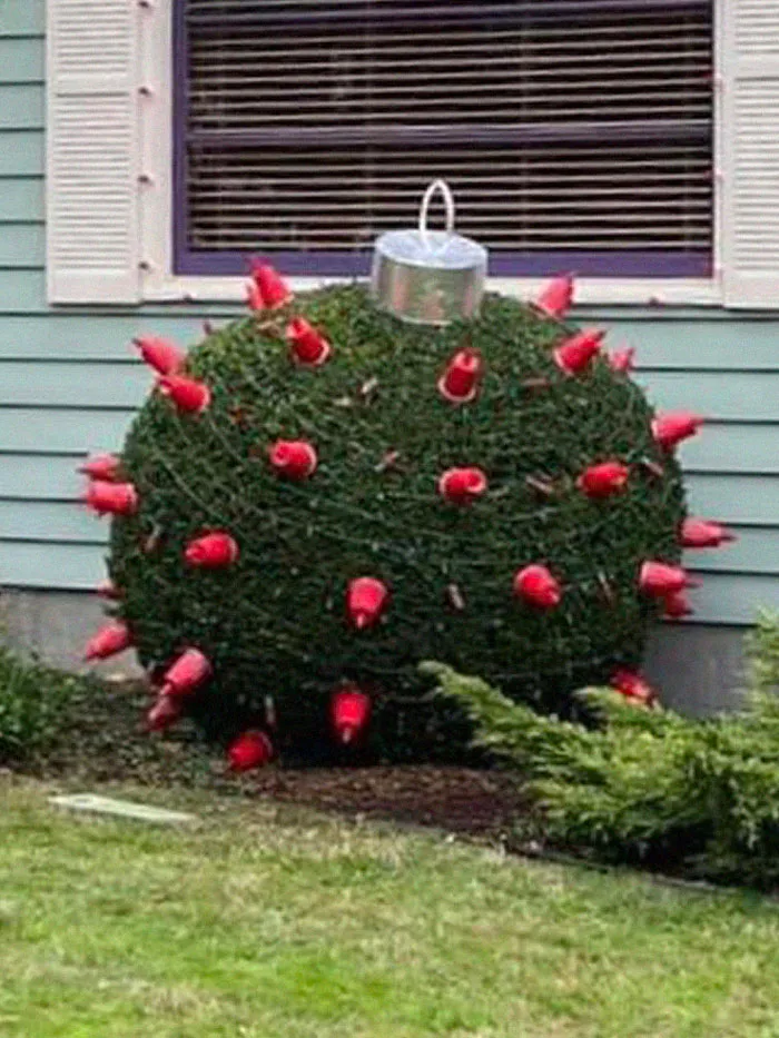 This Neighbor’s Corona Christmas Decoration