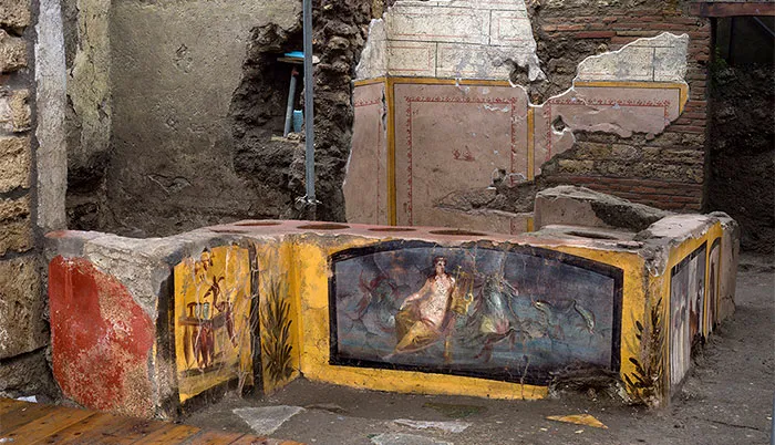 A "Fast Food" Shop Is Uncovered In Pompeii, Depicting Some Of The Dishes They Would Eat