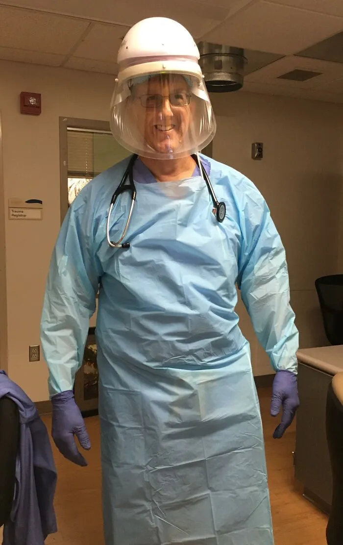 When A 62 Y.o. Doctor Of 30+ Years Decides To Volunteer At The Covid Unit Because He Never Thinks Of Himself—only The Patients