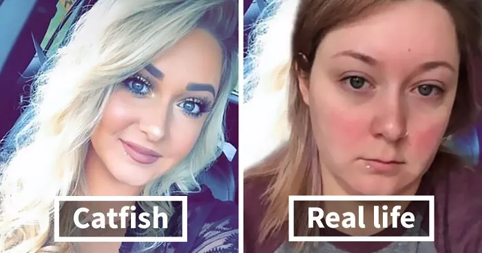 "Catfishes" Are Revealing What They Really Look Like Without Makeup (32 Pics)