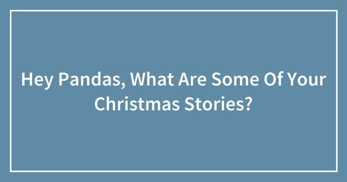 Hey Pandas, What Are Some Of Your Christmas Stories? (Closed)