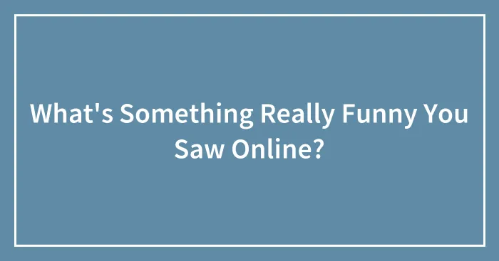 What's Something Really Funny You Saw Online?