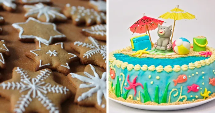My Girlfriend Learned How To Decorate Cakes By Herself, Here's Her Progress Over The Years (24 Pics)