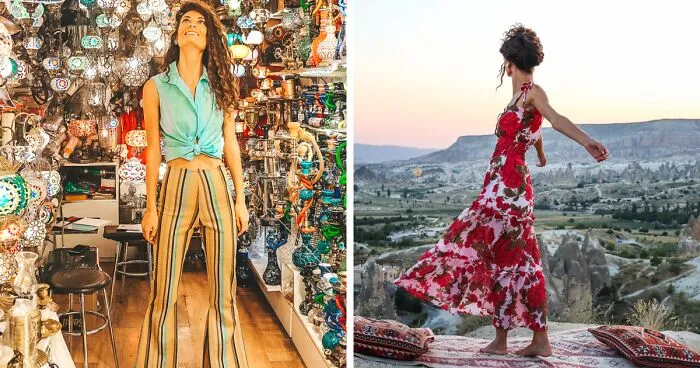 Traveling Fashion Design: We Handmade 3 Fashion Outfits Specifically For Our Trip To Turkey
