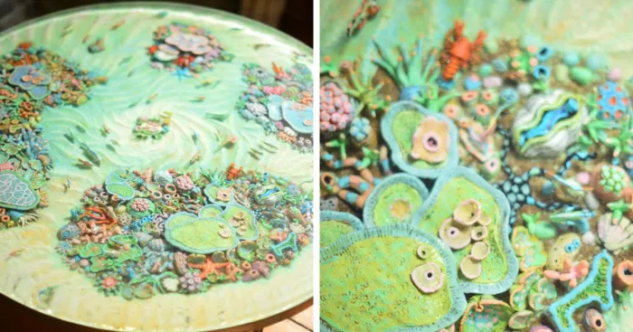 I Built The Most Beautiful Coral Reef Table