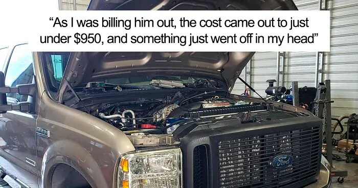 Mechanic Surprises Sick Customer By Waiving His $950 Repair Bill And People Online Can’t Hold Back Their Tears