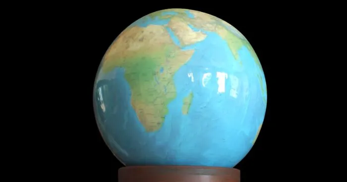 I Create Large Earth Globes From Gypsum And Natural Pigments (16 Pics)
