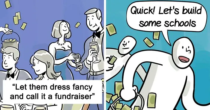 Funny Illustrations Show How To Trick The Rich Into Paying Their Taxes, By Disguising Them As Various Things