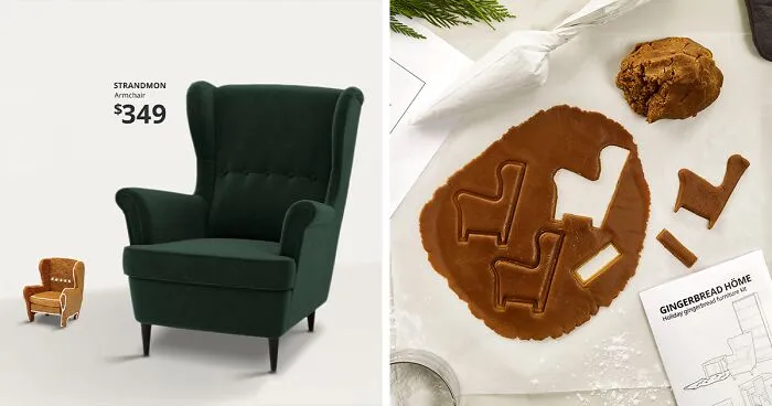 IKEA Releases The Gingerbread Höme Kit That Allows You To Create Miniature Gingerbread Versions Of Their Furniture
