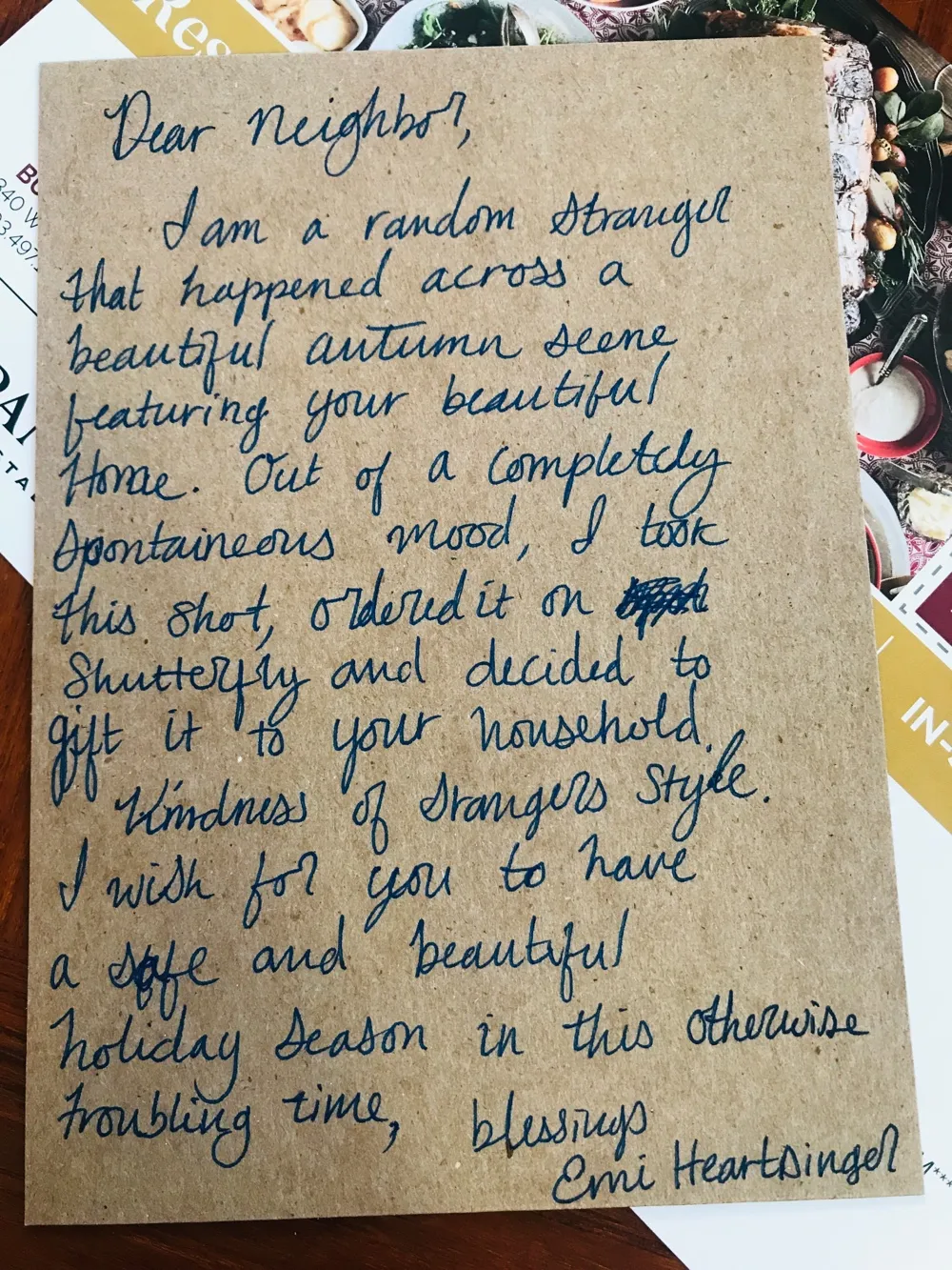 I Gifted A Random Stranger