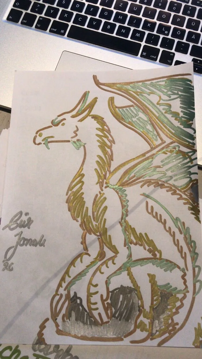 I Sketch This For My 4yo Son.