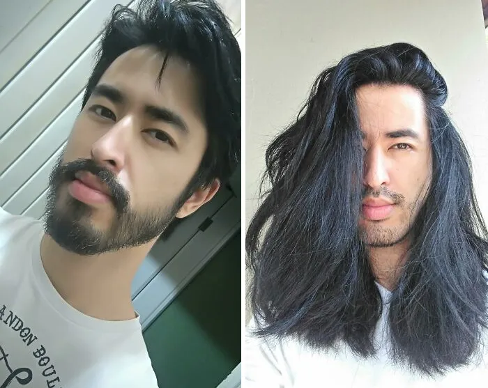 I Didn't Think That Having Long Hair Would Make Me Look So Much Different!