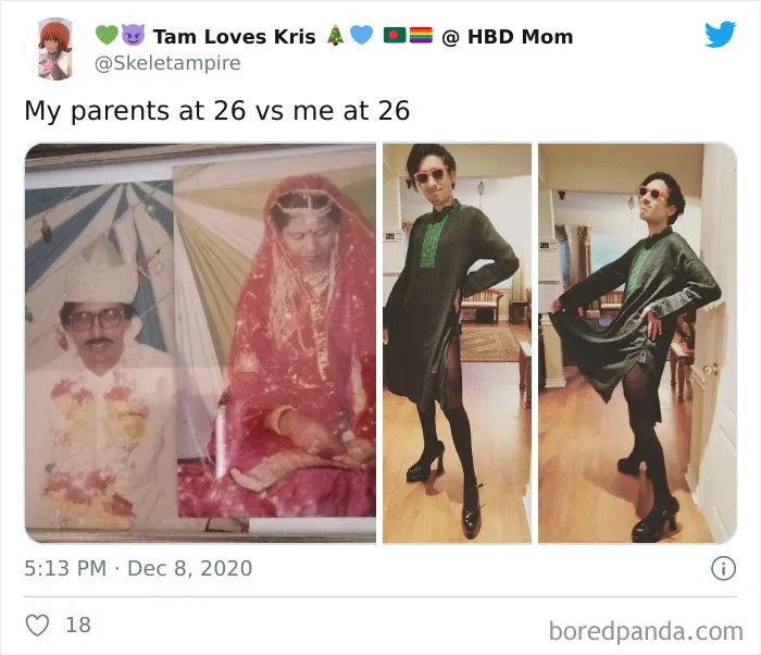 Mis padres a los 26 VS Yo a los 26