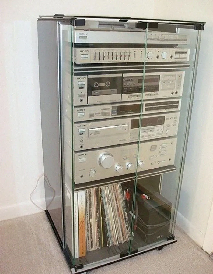 Entertainment Cabinets, The Click Sound It Would Make After Closing