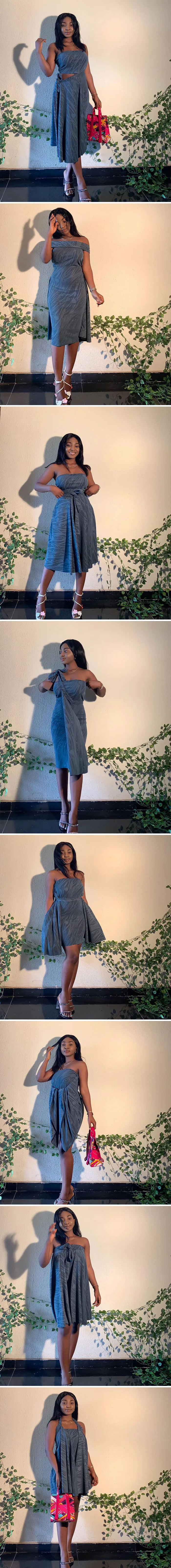 Fashion Designer Creates Genius Dresses That Can Be Styled In Up To 11 Ways And Here Are Her 15 Newest Designs