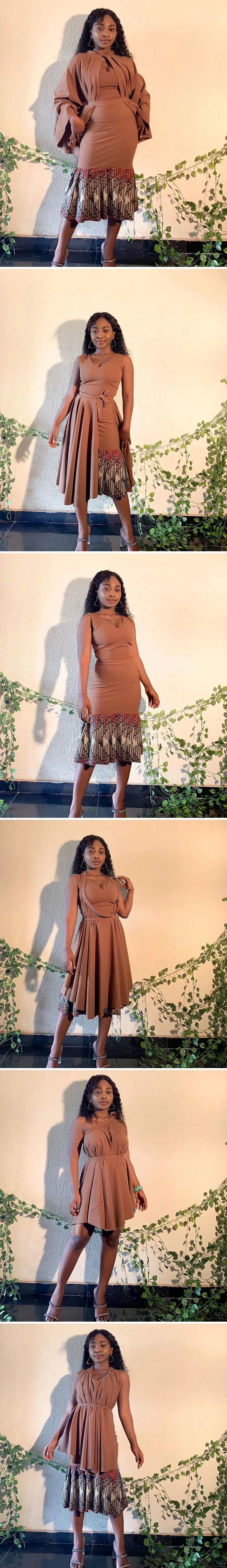 Fashion Designer Creates Genius Dresses That Can Be Styled In Up To 11 Ways And Here Are Her 15 Newest Designs