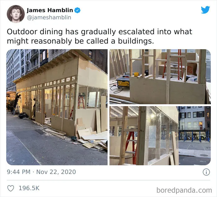 30 Photos Of "Outdoor Dining" That Don't Look Right At All