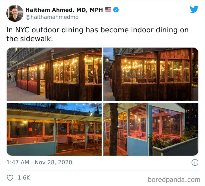 30 Photos Of "Outdoor Dining" That Don't Look Right At All