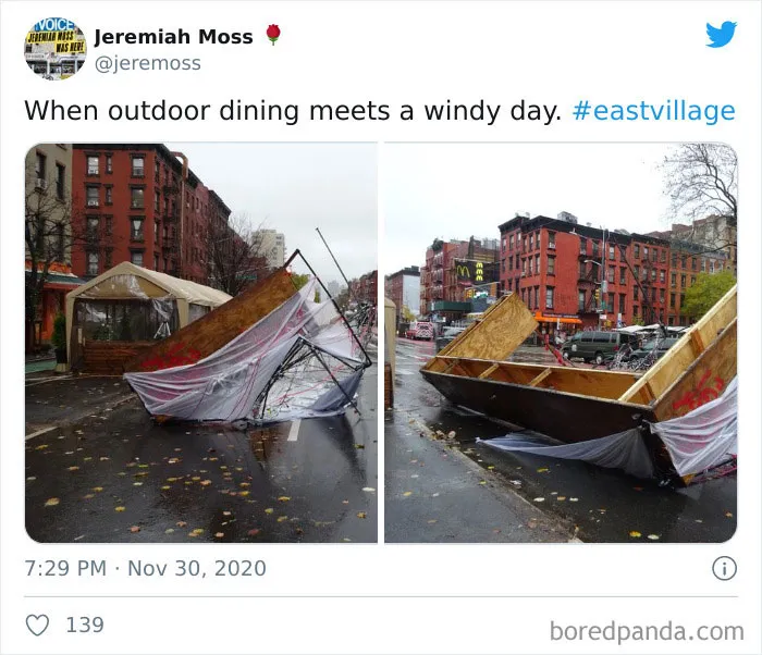 30 Photos Of "Outdoor Dining" That Don't Look Right At All