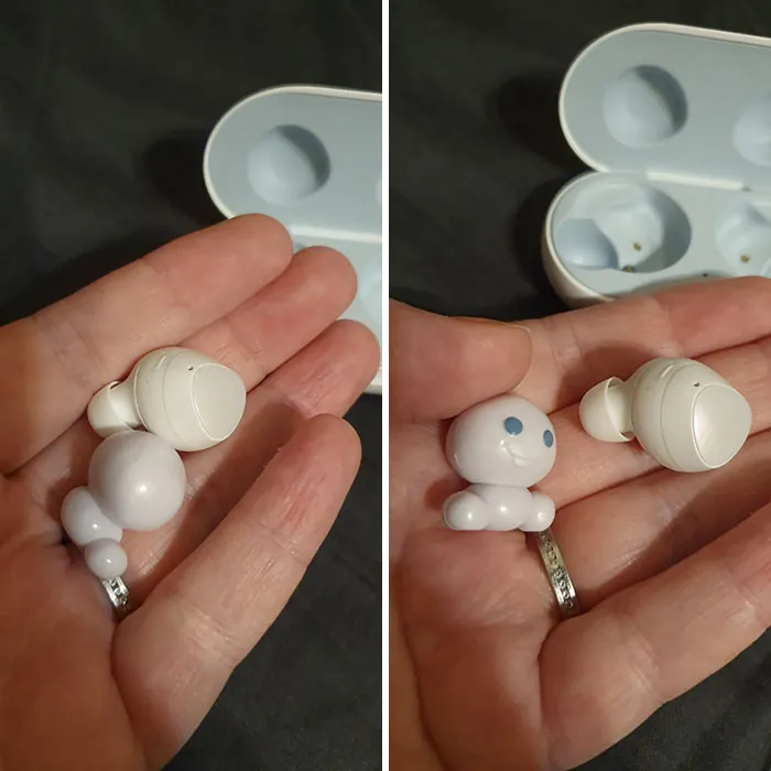 Wondered Why One Of My Earbuds Wasn't Going In The Charging Case