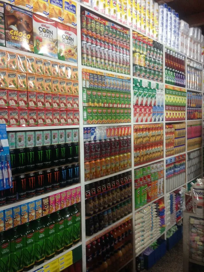 The Shelves In This Store