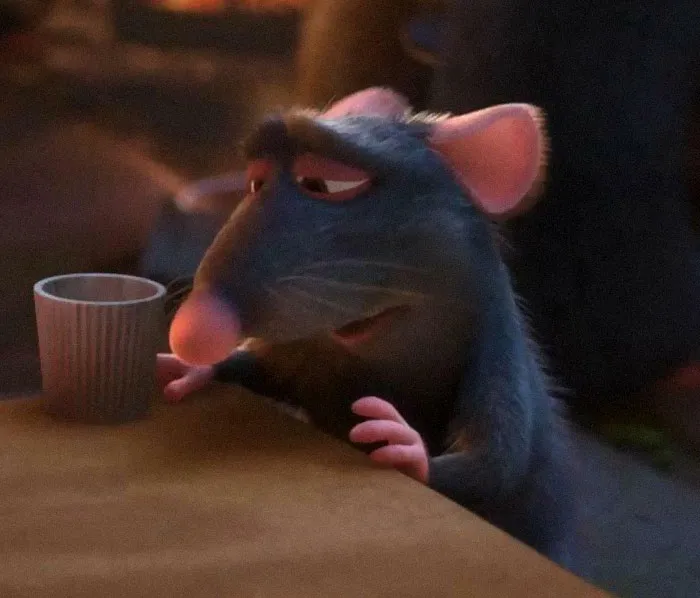 Remy Uses A Toothpaste Cap As A Cup