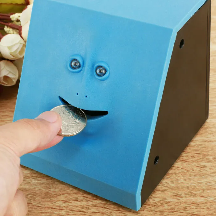 Face Bank. The Bank That Creepily Eats Your Money.