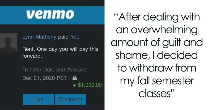 266K People On Twitter Are Praising This Kind Professor Who Venmoed Her Withdrawn Student $1,000 For Rent
