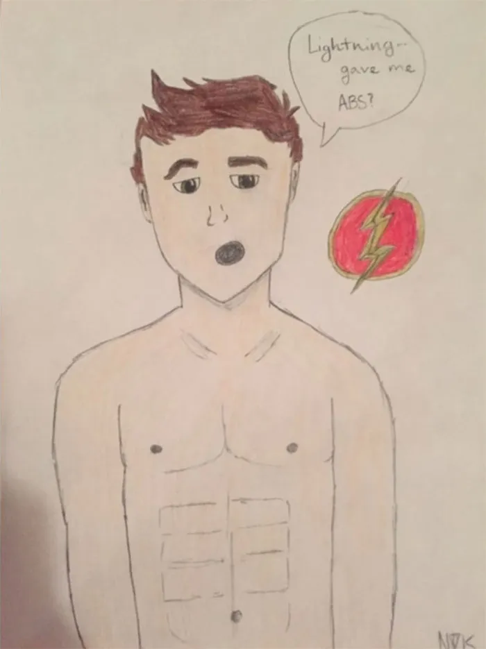 Barry Allen (The Flash). Gotta Love Him! (This Took Me A Bit More Than 30 Minutes)