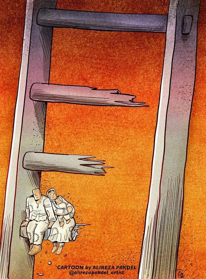 30 Digital Illustrations That Expose The Flaws Of Today’s Society By Alireza Pakdel