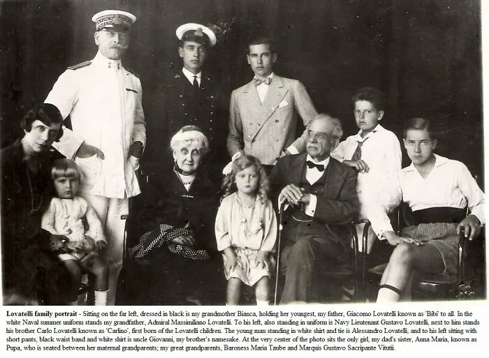 #26 My Father, Grandparents And Great Grandmother In Italy, Circa 1927