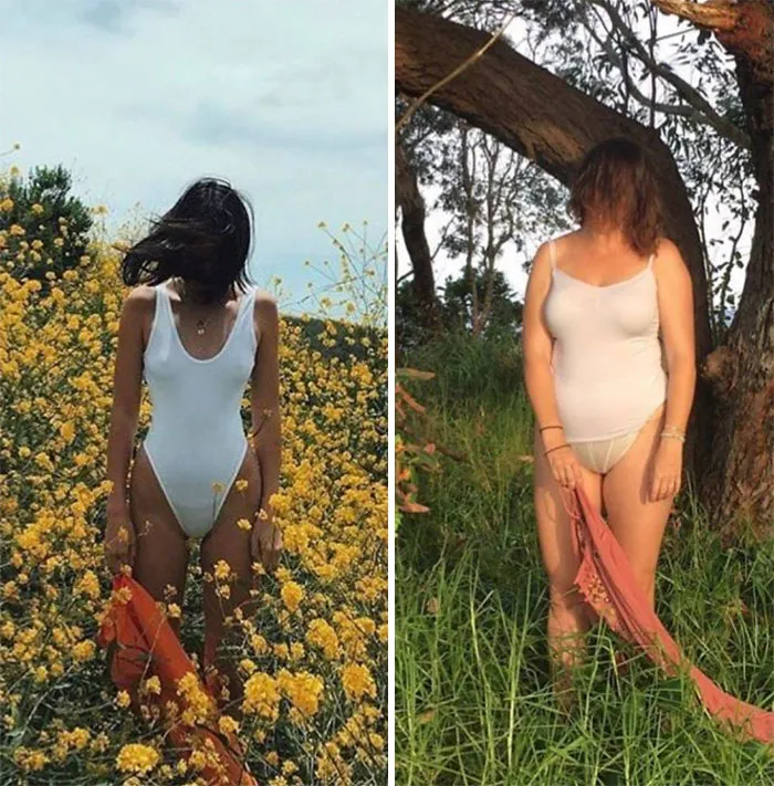 Esta mujer sigue recreando de forma divertida las fotos de Instagram de los famosos, y los resultados son mejores que el original (Nuevas imágenes)