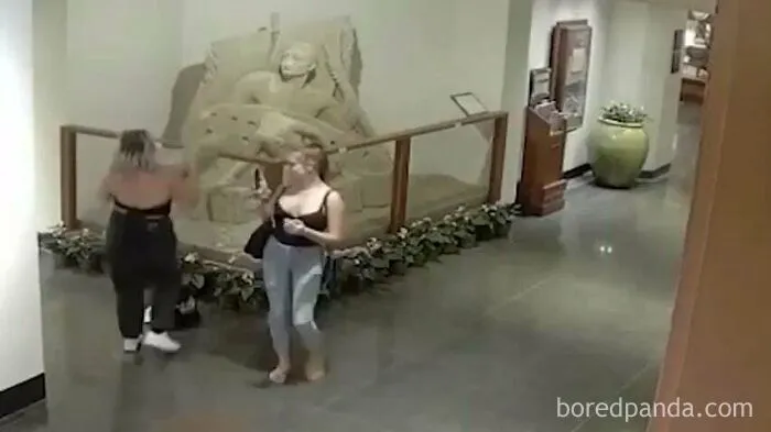 Destroying A Sand Sculpture