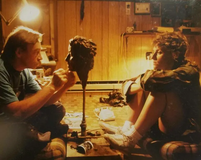 Mi Padre Esculpiendo El Busto De Mi Madre, 1980s