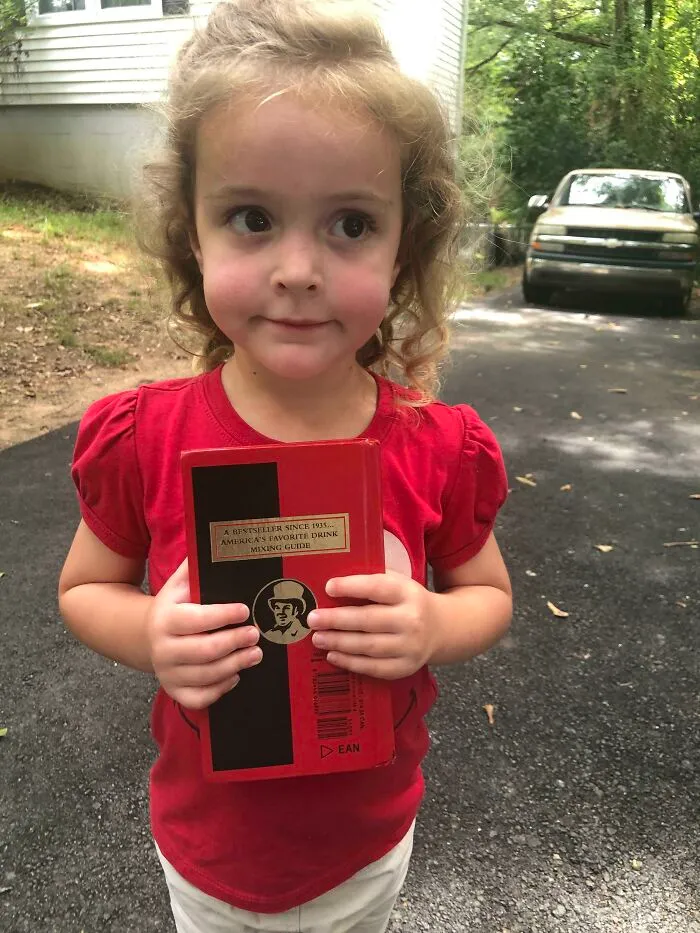 My Daughter Now Has A Special Book, Carries It Around Everywhere And Uses It For Everything. It Is The Official Mr. Boston Guide To Bartending And Drink Mixing
