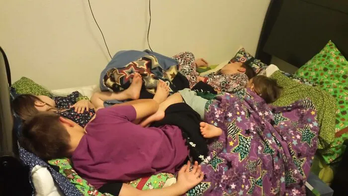 We Have 6 Beds And My Kids Still Sleep Like The Grandparents From Charlie And The Chocolate Factory Every Night