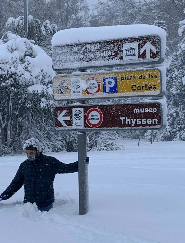 Snow Depth In Madrid