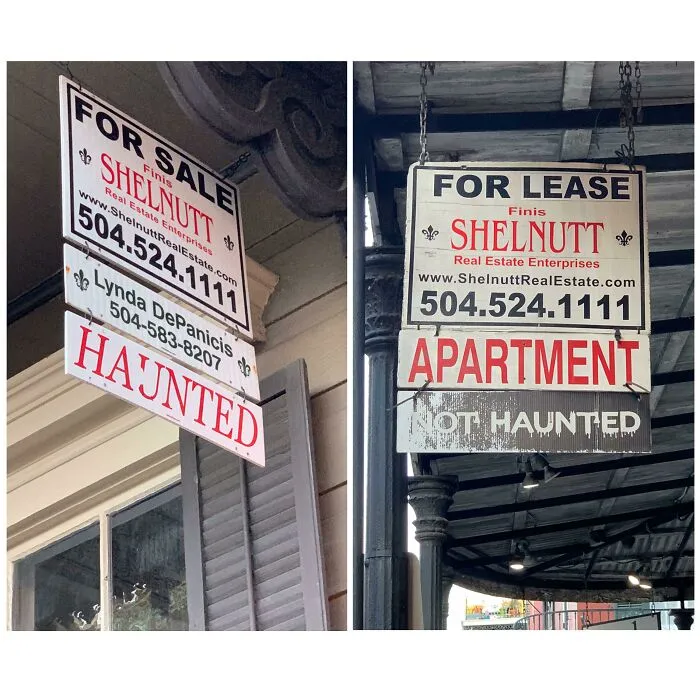 Los agentes inmobiliarios de Nueva Orleans especifican los listados como "embrujados" o "no embrujados"