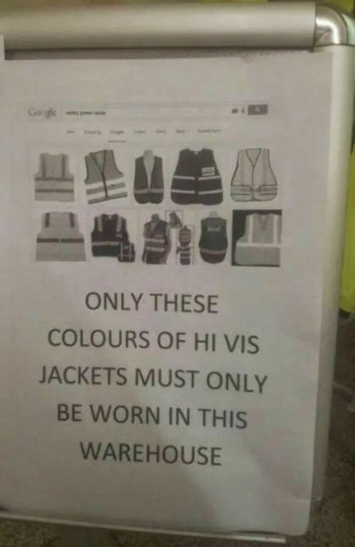 Anyone Got A Grey Hi Vis I Can Borrow