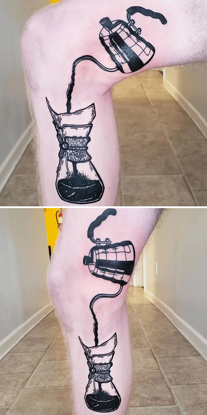 38 Times People Got Creative Tattoos That Transform When Their Bodies Move