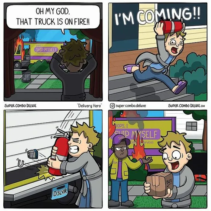 30 Offbeat Comics With Unexpected Endings By Super Combo Deluxe