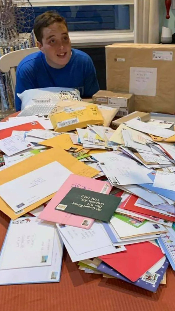 I Put Out A Request On Facebook In November For Mail For My 19-Year-Old Son, With Autism, Who Loves Walking To The Post Office