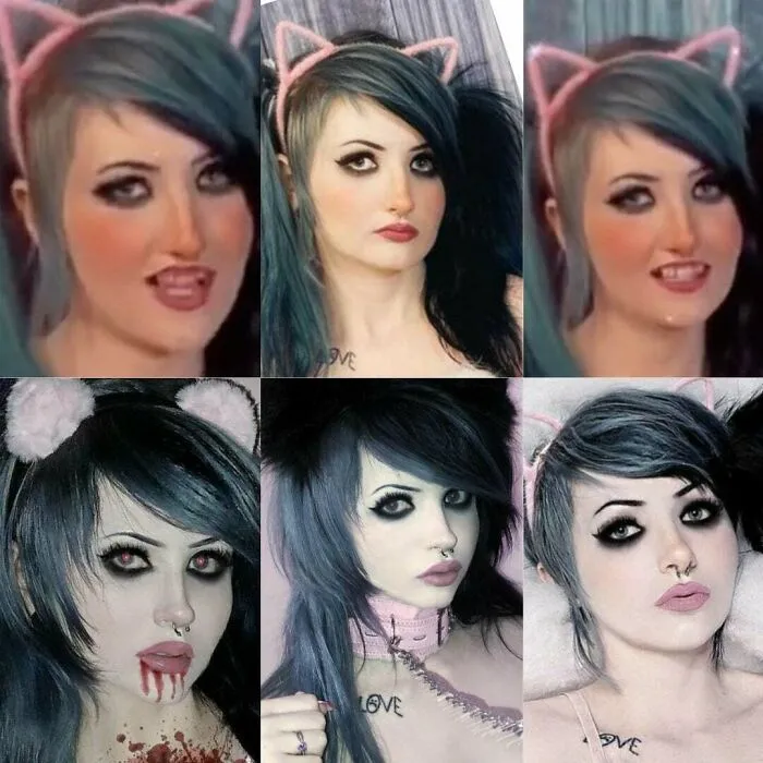 Esta chica dice que odia el photoshop, pero solo cuando lo usan otras personas