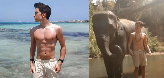 Este chico es guapo y adorable, pero se edita demasiado