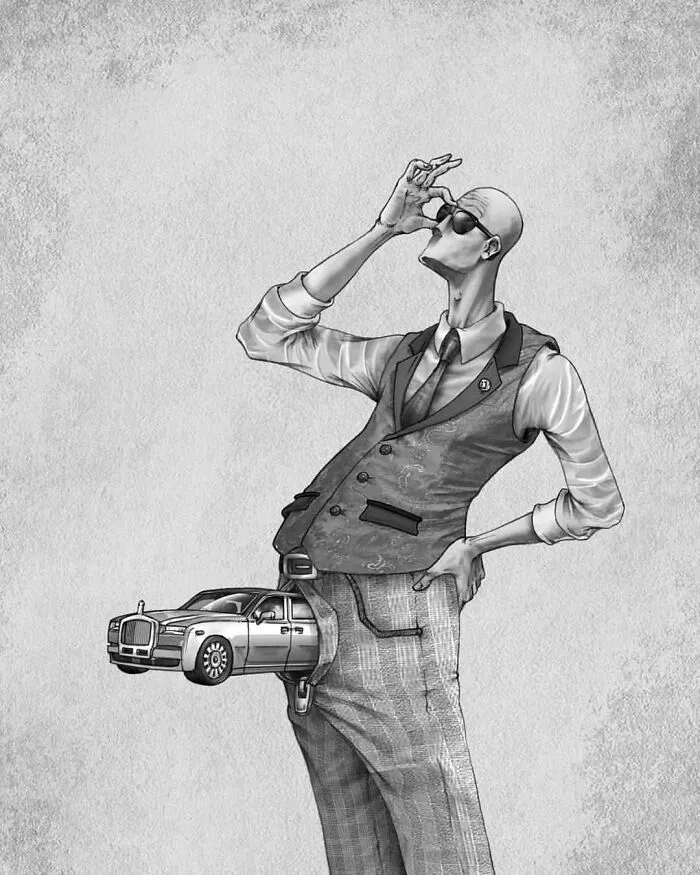 Este Artista Muestra Lo Que Está Mal En La Sociedad Actual En 38 Nuevas Y Provocadoras Illustraciones
